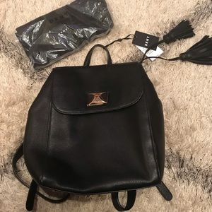 DKNY leather back pack